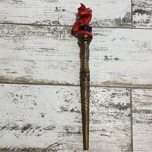 MAGIQUEST Wand Great Wolf Lodge MAGIC QUEST Wizard Red Dragon Topper  Works